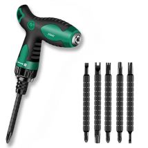 2/7 PCS Ratsche Schraubendreher-satz Einstellbare Teleskop Ratsche Reparatur Hand Werkzeuge Doppel Zweck Teleskop Schraubendreher Werkzeug