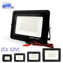 Luz de inundación Led DC12V 20W 30W 50W 100W reflector para exteriores IP66 Reflector de luz impermeable luces Led portátiles de 12 voltios