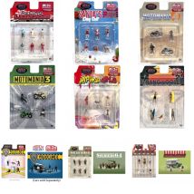 American Diorama 1:64 Scene maintenance Top Tuners  Fiqure Set  MOTOMANIA 3 HANG Collection alloy figure car decoration