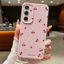 Süße Kirsche Hülle für Samsung Galaxy S25 S24 S23 S22 Ultra S21 FE A14 A15 A16 A25 A26 A34 A35 A36 A52 A53 A54 A55 A56 5G Capa