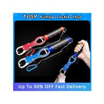 TOSR Blue Red 1pc Multifunctional Aluminum Alloy Fishing Pliers Professional Fishing Grip Fishing Gift Men Pesca