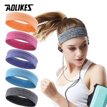 AOLIKES Schweißbänder, Stirnbänder für Damen, Workout, modisches, rutschfestes Stirnband, feuchtigkeitsableitendes Schweißband für Sport, Laufen, Yoga
