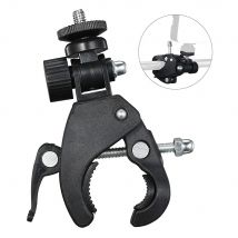 Super Clamp Bike Clip para bicicleta, montaje de cámara, manillar de motocicleta, adaptador de trípode, pieza de cámara de acción para Gopro Hero 12