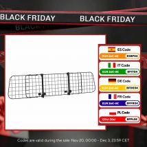 Pawhut Griglia di sicurezza per auto per cani universale allungabile 91-152X30 cm