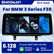 12.3 "1920*720P AI Voce Wireless Carplay Android 14 Multimediale Per Auto Per 3 Serie F30 F31 F34 4 Serie F32 F33 F36 2013-2016 NBT