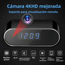 Nueva mini cámara WiFi 4KHD para una claridad mejorada, visión nocturna infrarroja, visualización remota, detección de movimiento, minicámara inalámbrica