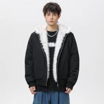 Herrenmode Marke Camouflage Gepolsterter Mountain Eagle Voller Kragen Mit Kapuze Wintermantel