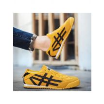 Men's Classic Running Shoes Lace Up Flat Bottom Sports Shoes Soft Sole Walking Gym Breathable Couple Casual Canvas Tennis Shoes