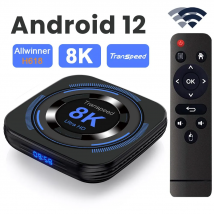 Transpeed Android 12 TV BOX Allwinner H618 Dual Wifi 32G64G Quad Core Cortex A53 Soporta 8K 4K BT Voice Media Player Set Top Box