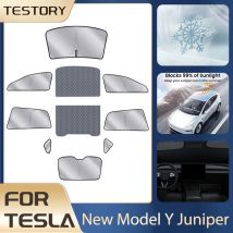 Für Tesla Model Y Juniper 2025, Zubehör, Sonnenschutz, Dach, Sonnenschutz, Schiebedach, Upgrade, Graphen-Windschutzscheiben-Sonnenschutz, Sichtschutzvorhang