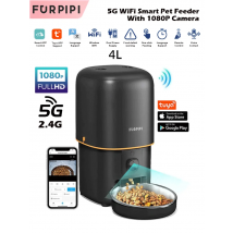 Alimentatore automatico per gatti Fotocamera Pet Smart Cat Food Kibble Dispenser 2.4G/5GWiFi Tuya APP Controllo Alimentatore automatico per accessori per cani gatto