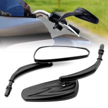 Rückspiegel 8MM Motorräder für Harley Sportster XL1200C Davidson Softail FLSTC FLTRX Road King Street Glide Fat Boy FLSTF