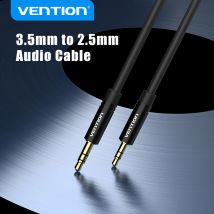 Vention 3,5 bis 2,5 Aux-Kabelbuchse 3,5 mm auf Klinke 2,5 mm Audiokabel Jack 3,5 für Kopfhörer Aux-Lautsprecher-Anschlusskabel 2,5 bis 3,5