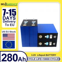 Batteria ricaricabile CATL 280Ah Lifepo4 Celle prismatiche al litio ferro fosfato Akku da 3,2 V grado A per solare fotovoltaico UE USA SENZA IMPENSIONI
