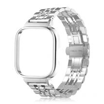 Metallarmband für Redmi Watch 5, Armband-Gehäuseschutz für Redmi Watch 4, Edelstahl-Armband für Redmi Watch 5, Bandabdeckung