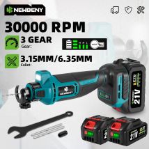 NEWBENY 3 Gear Brushless Elettrico Cartongesso Strumento di Taglio Legno Cartongesso Sheetrock Sega Rotante Strumento di Potere Per Makita 18-21VBatteria Spille