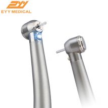 EYY Dental High Speed Handpiece LED E-generator Ceramic Bearing Standard Head 2/4 Holes Push Button Dental Turbine Tip Dentistry