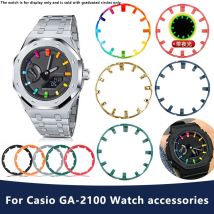 Für Casio G-Shock ga2100 ga2100 2110 GA-2100 Uhr DIY Zubehör Uhr Modifizieren Leuchtende Uhr Zifferblatt Schwarz Gold zifferblatt Skala Ring