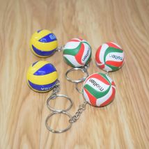 Moda PVC Pallavolo Portachiavi Ornamenti Affari Pallavolo Regali Beach Ball Sport Per Giocatori Uomini Donne Portachiavi Regalo 2025
