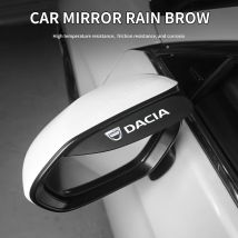 Auto Carbonio Pioggia Sopracciglio Copertura Della Protezione Dello Specchio Posteriore Visiera Accessori Per Dacia Duster Logan Sandero Lodgy Dokker Sandero