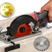Base per scanalatura per macchina da taglio a installazione rapida 45 °   Staffa di posizionamento con profondità di taglio regolabile per smerigliatrice angolare da 100/115/125 mm