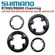 Shimano Ultegra R8000 / 105 R7000 11s Kurbelgarnitur Kettenblatt für Rennrad 34T/36T/39T/50T/52T/53T/50-34T/52-36T/53-39T 110BCD