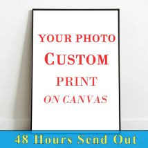 Customized Photo Prints Your Picture on Canvas Wall Art Posters Custom Canvas Decorative Paintings Living Room Aesthetic Decor