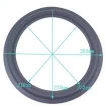 2 pezzi GHXAMP 12 pollici 295 mm accessori per la manutenzione dell'altoparlante con anello di sospensione laterale in schiuma importata