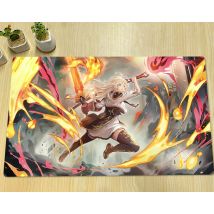 YuGiOh Sky Striker Ace – Raye Mat TCG CCG Spielmatte Brettspielpad JP008 Sammelkartenspielmatte Gummi-Mauspad und Tasche 600 x 350 x 2 mm