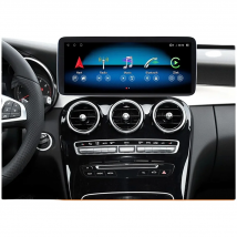 Android 14 Qualcomm Multimedia Player for Mercedes Benz Class W205 C260 C300 2014 Car Radio GPS Navigation with CarPlay Netflix