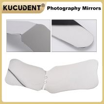 1PC Dentale In Acciaio Inox Fotografia Specchio Autoclavabile Pieghevole Intra Orale Ortodontico Riflettore per Dentista Clinica Strumenti