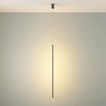 Modern Led Pendant Lights For Bedroom Reading Hanging Lamp Bedside Living Room Bar Coffee Fixtures Decor Black Long Chandelier