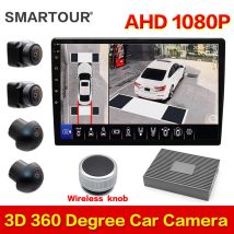 Smartour 1080 neue ahd p 3d Grad HD Bird View System Kameras Parkplatz Surround View 4ch Video recorder DVR-Monitor