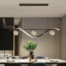 Nueva lámpara LED de lujo para colgar en el techo, lustre moderno para sala de estar, comedor, accesorios de luces colgantes, suspensión