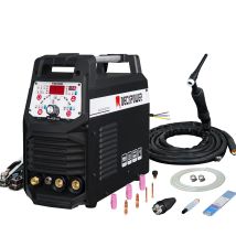 DECAPOWER Saldatrice TIG DC (NO AC) a doppio impulso 6 in1 con Saldatrice TIG fredda HF TIG LIFT TIG MMA Ss Saldatore TIG CLEAN