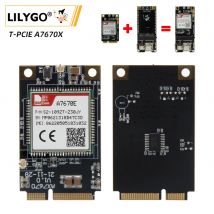 LILYGO® TTGO T-PCIE A7670 4G ESP32-WROVER-B entwicklungs board wifi bluetooth sim serie zusammen setzbares modul a7670e a7670sa lte gsm