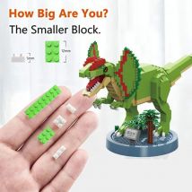 Dinosaurier-Set, Bausteine, Dilophosaurus VS, Tyrannosaurus Rex, Modellsteine, Spielzeug für Kinder, Geschenk für Kinder