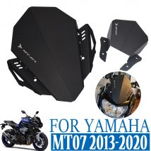 Motorrad Windschutzscheibe für Yamaha MT07 FZ07 MT FZ 07 2018 2019 2020 2013–2017 Front Windabweiser Windschutzscheibe Abdeckung Schutz