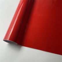 Red 6D Carbon Fiber Vinyl Wrap Film Waterproof Sticker Self-Adhesive for Car Bike Motorcycle Roll