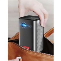 BYINTEK P70 Projector 4K 1080P DLP Mini Portable Projector Home Theater Smart Wi-Fi & Bluetooth for Movies & Gaming With Battery