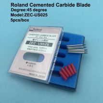 5 pz Roland lama in carburo cementato 45 gradi ZEC-US025 lame per coltelli per Roland RA640 RE640 XR640 VS540 GX500 SP540 RS640 Cutter
