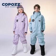 COPOZZ Tuta da neve per bambini Tute da sci per bambini Tute intere Tuta Sport all'aria aperta Snowboard Tuta da neve per ragazzi e ragazze