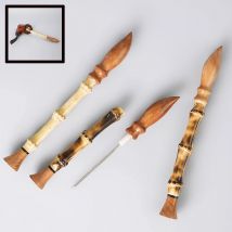 Heideholz rohr presse, Bambus griff, Press kopf, Briar holz presse, abnehmbar, mit Reinigungs nadel