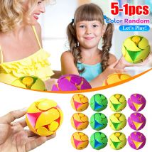 1-5 Stück Anti-Stress-Spielzeug lustige Farbwechsel Ball Spielzeug Hand werfen magischen Ball Anti