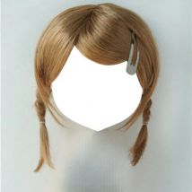 【JUSUNS】Doll Perücken Für Mädchen! Puppe Perücken JD509 10-11 zoll 26-28cm Synthetische Mohair BJD Haar Natur Twins Land Mädchen Zöpfe perücke