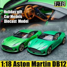 Xiaoguang Modell 1/18 Aston Martin DB12 Automodell aus Druckgusslegierung, statische Dekoration, Sportwagen, Weihnachtsgeschenkkollektion