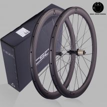Koła szosowe CSC 700c karbonowe V-brake piasta prosta 20-24H Clincher Tubeless do zestawu kół rowerowych z włókna węglowego