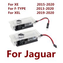 2Pcs For Jaguar XE FTYPE F TYPE F-TYPE XEL LED Car Door Welcome Courtesy Warning Ghost Shadow Logo Projector Light Accessories
