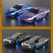 1/43 Rc Drift Car with Gyro Upgraded Ver 2.4G Remote Control Mini Drift Race Car 4Wd Radio Control Rc Toys Traffic Cones