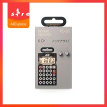 PO-33 Teenage Engineering Pocket Operator K.O.! Micro Sampler – Device and Protective Case (Case Sold Separately)